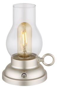 Lampă LED tactilă reîncărcabilă dimabilă de masă Globo 58016CH PETRO LED/1W/3,7V 1200 mAh