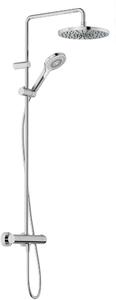 Kludi Dual Shower System set de duș perete cu termostat cu duș de ploaie crom 6906705-81