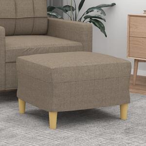 Taburet, gri taupe, 60x50x41 cm, material textil