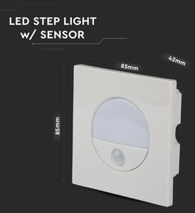 Corp de iluminat LED pentru scări cu senzor de mișcare LED/3W/230V 4000K alb