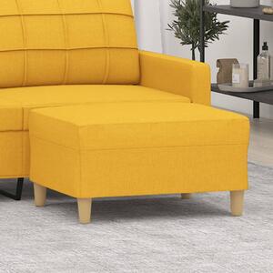 Taburet, galben deschis, 70x55x41 cm, material textil