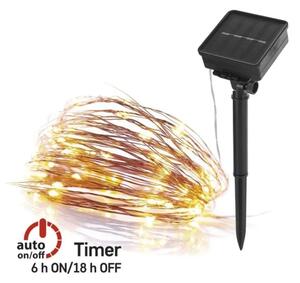 Instalație LED solară LED/2,4W/1,2V 1xAA 15 m IP44 3000K 600 mAh