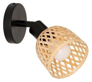 Atmosphera - Aplica spot de perete LIO 1xE14/25W/230V, bambus