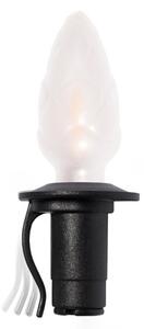 Ghirlandă LED extensibilă pentru exterior CONE FILAMENT, 20 x E10, 14 m, multicolor/alb cald, IP44