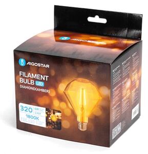 Bec LED FILAMENT Aigostar E27/4W/230V 1800K diamant