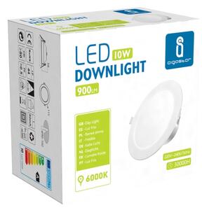 Corp de iluminat LED încastrat Aigostar LED/10W/230V 6000K d. 11,5 cm alb