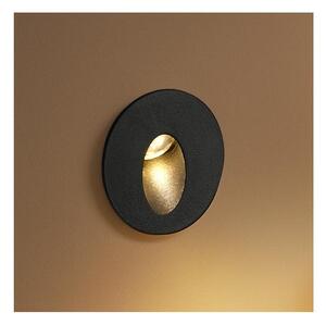 Brilagi - Spot încastrat pentru exterior STAIRDOT LED/2W/230V, negru, IP65, rotund