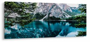 Tablou - Lac în Alpi (120x50 cm)