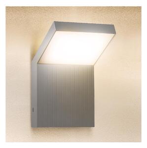Brilagi - Aplica exterioară de perete RIANO LED/8W/230V argintie IP65