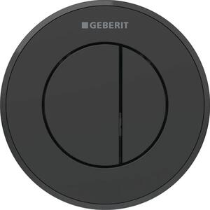 Geberit Typ 10 buton de spălare pentru WC negru 116.055.16.1
