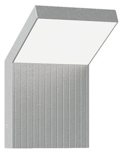 Brilagi - Aplica exterioară de perete RIANO LED/8W/230V argintie IP65