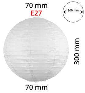 Rabalux 4894 - Abajur RICE alb E27, diametru 30 cm