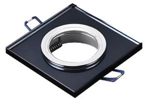Corp de iluminat încastrat 1xGU10/MR16/10W/230V 9x9 cm negru