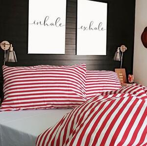 Set 2 fete de perna, cu rama decorativa , Ranforce ,100% bumbac DECO 01- 50x70cm
