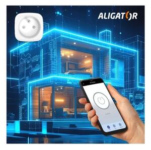 Aligator WAL001 - Priză inteligentă 3680 W / 230 V / Tip E / 16 A / Wi-Fi Tuya