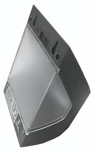 Lampă solară de perete LED cu senzor LED/3W/3,7V 1200 mAh IP54 antracit