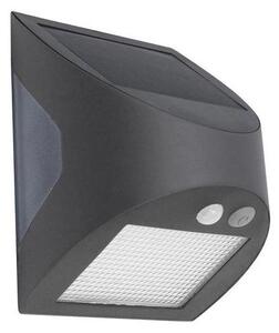 Lampă solară de perete LED cu senzor LED/3W/3,7V 1200 mAh IP54 antracit