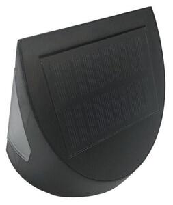 Lampă de perete solară LED cu senzor, 3 W, 3,7 V, 1200 mAh, IP54, negru