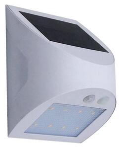 Aplica solară de perete cu senzor, LED, 3W, 3,7V, 1200 mAh, IP54, alb