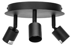 Aigostar - Plafonieră cu spoturi 3x GU10, 60W, 230V, negru