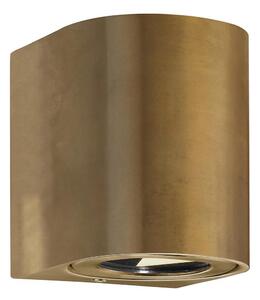 Nordlux - Aplica LED de exterior CANTO, 2xLED/5,5W/230V, IP44, auriu