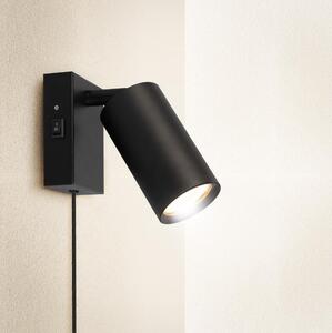 Aplica de perete Solight WO3002-B CELE, 1x GU10/30 W/230 V, neagră