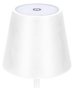 Solight WO69-W - Lampă de birou LED LUCCA, reîncărcabilă, cu control tactil și dimmer, 3,7V 2000 mAh, albă