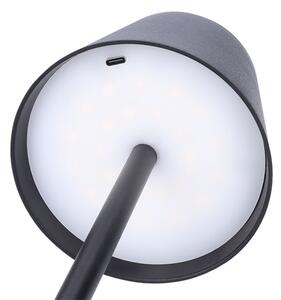 Solight WO69-B - Lampă LED de birou LUCCA, cu dimmer tactil, reîncărcabilă LED/3,7V 2000 mAh, neagră