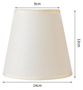 Brilagi - Abajur universal NUBILA E27 13x9 cm crem