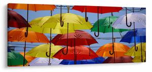 Tablou - Umbrele colorate (120x50 cm)