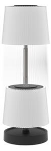 Lampă de masă LED reîncărcabilă, dimabilă, pentru exterior, 2W/5V, IP44, 1200 mAh, gri