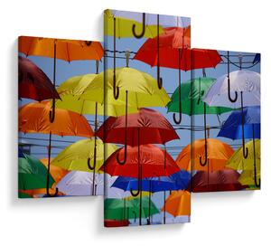 Tablou - Umbrele colorate (90x60 cm)