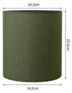 Brilagi - Abajur universal NUBILA E27 15,5x14 cm verde