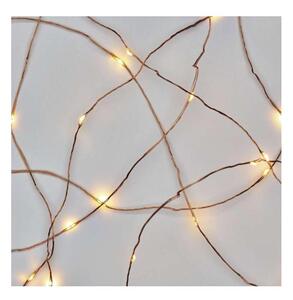 Ghirlandă LED pentru exterior, 40 LED / 9 m, IP44, alb cald
