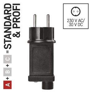 Sursă de alimentare pentru șiruri de lumini de Crăciun interconectabile 12W/230V IP44