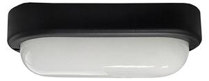Plafonieră LED de exterior, 8W, 230V, 4200K, IP64, neagră