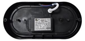 Plafonieră LED de exterior, 8W, 230V, 4200K, IP64, neagră