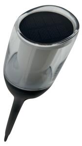 Lampă solară LED, 1,2 V, 800 mAh, IP44, neagră