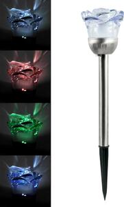 LED RGB lampă solară ROSE LED/1,2V 100 mAh IP44