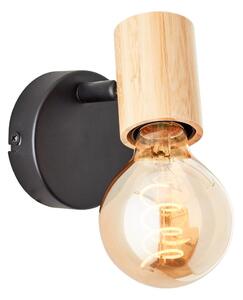 Brilliant - Aplica spot de perete KERRY 1xE27/40W/230V bambus