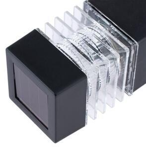 Lampă solară LED MARTIN, 1,2 V, 150 mAh, IP44, neagră