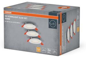 Osram - Set 3x spoturi LED încastrate SLIM, 4,5W, 230V