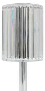 Lampă de birou tactilă reîncărcabilă SIMPLE LED/1W/5V 2400 mAh 3000-6000K transparentă