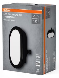 Osram - Aplica LED de perete pentru exterior BULKHEAD LED/6W/230V IP54 neagră