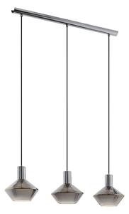 Eglo 97424 - Lustră PONZANO suspendată pe cablu 3xE27/60W/230V