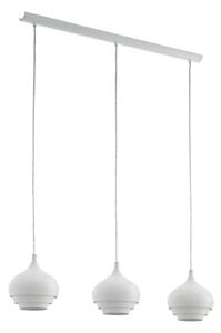 Eglo 97213 - Pendul pe cablu CAMBORNE, 3xE27/60W/230V, alb