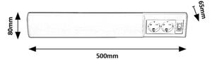 Corp de iluminat LED pentru corpuri de bucătărie Rabalux 78064 BATH LED/10W/230V 4000K