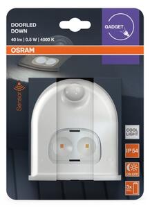 Osram - Aplică LED de exterior cu senzor DOORLED LED/0,5W/3xAA IP54