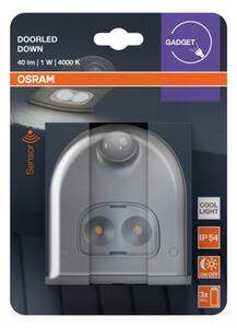 Osram - Aplică de exterior LED cu senzor DOORLED LED/0,5W/3xAA IP54