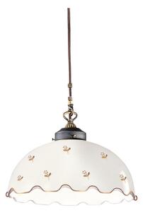 Kolarz 731.32.162 - lustră suspendată pe cablu NONNA 1xE27/75W/230V, diametru 36 cm, design floral, aur roz